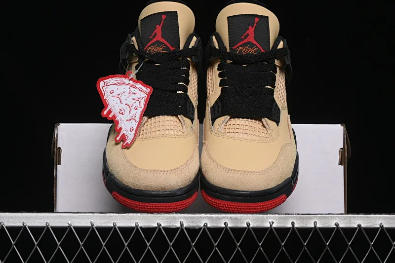All categories Air Jordan Jordan series basketball shoes Air Jordan 4 L version Air Jordan 4 Retro "Pizza" AJ4 Joe 4 Pizza Brown IH2094-200